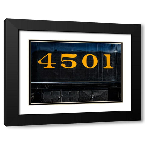 Train Detail 8 Black Modern Wood Framed Art Print with Double Matting by Lee, Rachel