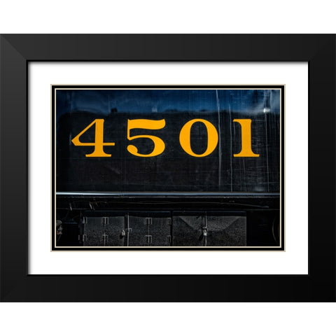 Train Detail 8 Black Modern Wood Framed Art Print with Double Matting by Lee, Rachel