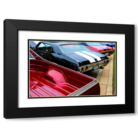 Chevelle Black Modern Wood Framed Art Print with Double Matting by Malone, Will