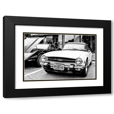 TR6 BW Black Modern Wood Framed Art Print with Double Matting by Malone, Will
