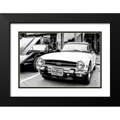TR6 BW Black Modern Wood Framed Art Print with Double Matting by Malone, Will