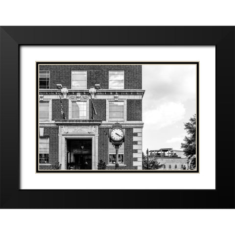 Liberty 1905 BW Black Modern Wood Framed Art Print with Double Matting by Malone, Will