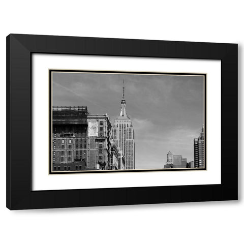 Just Look Up 8 Black Modern Wood Framed Art Print with Double Matting by Malone, Will