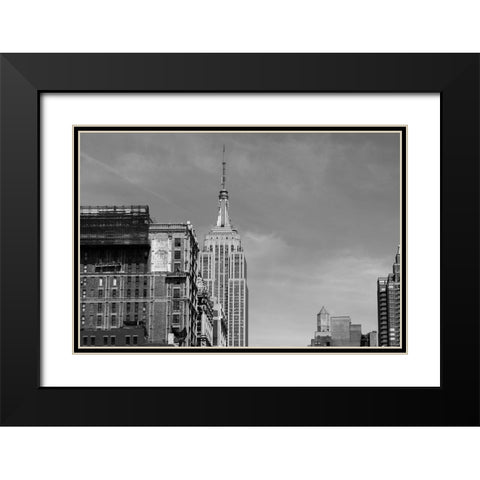 Just Look Up 8 Black Modern Wood Framed Art Print with Double Matting by Malone, Will