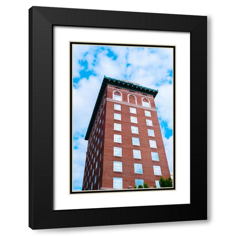 Sky Windows 2 Vertical Black Modern Wood Framed Art Print with Double Matting by Malone, Will