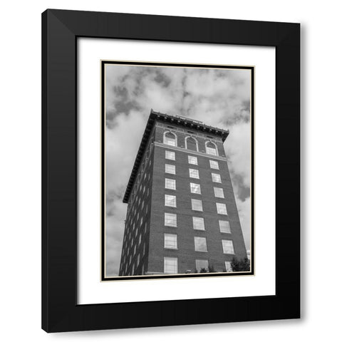 Sky Windows 2 Vertical BW Black Modern Wood Framed Art Print with Double Matting by Malone, Will