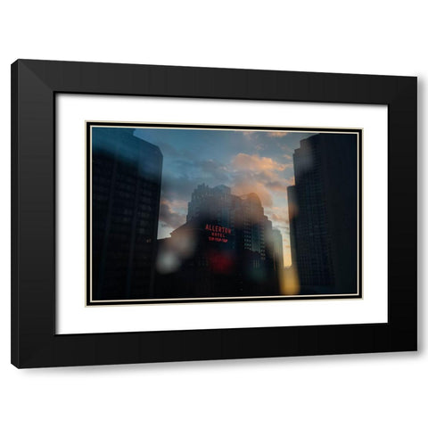 Tip Top Tap Black Modern Wood Framed Art Print with Double Matting by Malone, Will