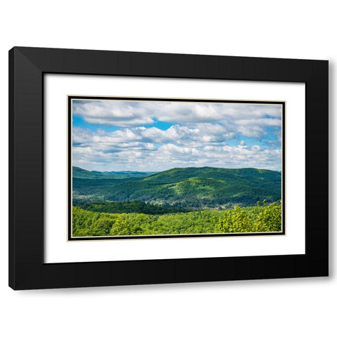 Jump Off Rock Black Modern Wood Framed Art Print with Double Matting by Malone, Will