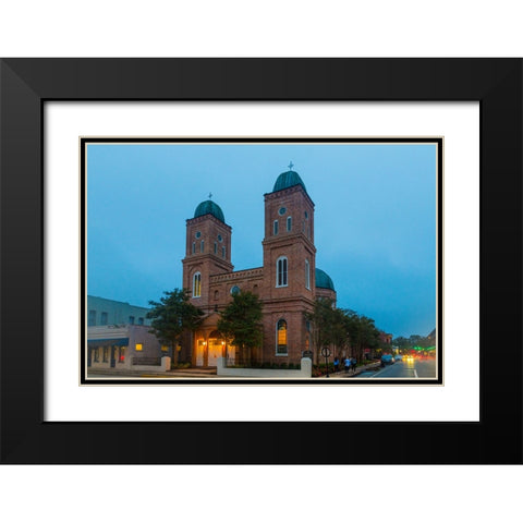 Minor Basilica Black Modern Wood Framed Art Print with Double Matting by Malone, Will