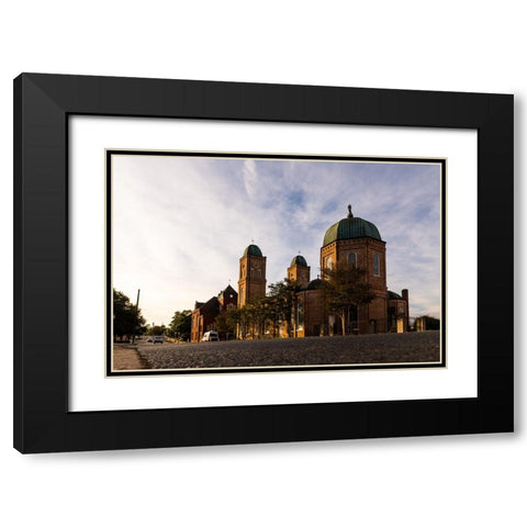 Minor Basilica 3 Black Modern Wood Framed Art Print with Double Matting by Malone, Will