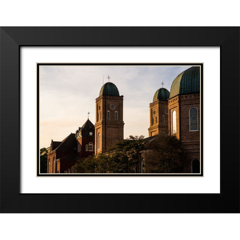 Minor Basilica 4 Black Modern Wood Framed Art Print with Double Matting by Malone, Will