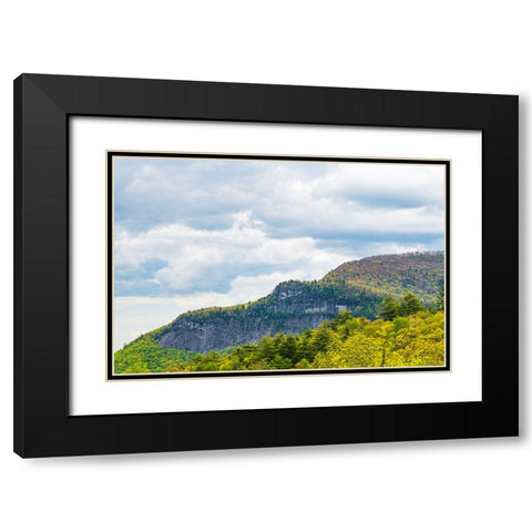 Ridge Black Modern Wood Framed Art Print with Double Matting by Malone, Will