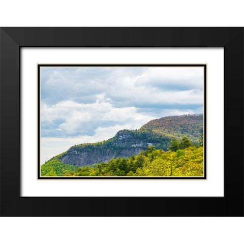 Ridge Black Modern Wood Framed Art Print with Double Matting by Malone, Will