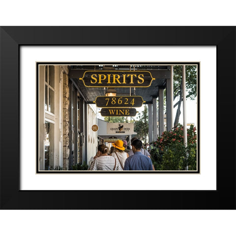 Woman in the Yellow Hat Black Modern Wood Framed Art Print with Double Matting by Malone, Will