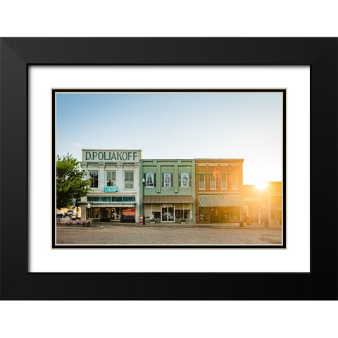 Antiques Black Modern Wood Framed Art Print with Double Matting by Malone, Will