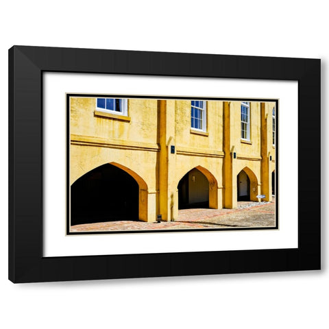 Arsenal Black Modern Wood Framed Art Print with Double Matting by Malone, Will