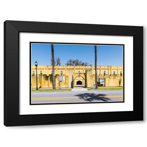 Arsenal 2 Black Modern Wood Framed Art Print with Double Matting by Malone, Will