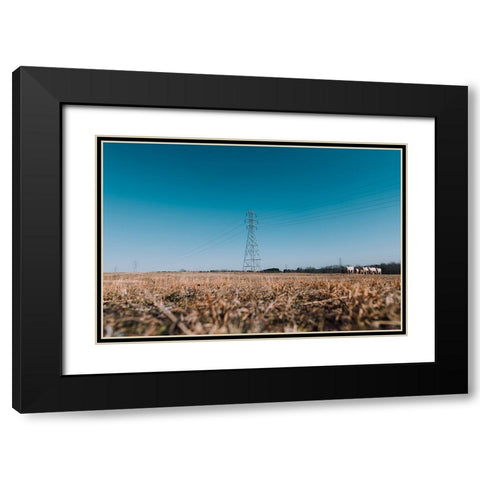 Here They Come Re-Edit Black Modern Wood Framed Art Print with Double Matting by Malone, Will