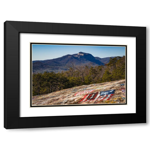 American Graffiti Black Modern Wood Framed Art Print with Double Matting by Malone, Will