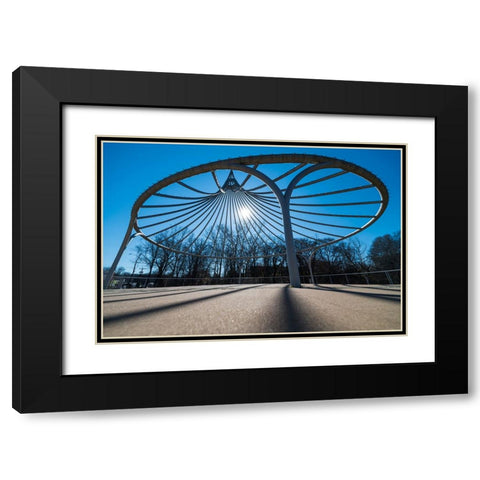 Cancer Survivor Park 2 Black Modern Wood Framed Art Print with Double Matting by Malone, Will