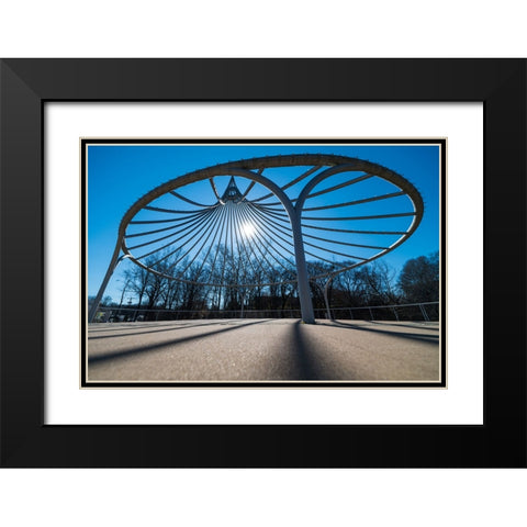 Cancer Survivor Park 2 Black Modern Wood Framed Art Print with Double Matting by Malone, Will