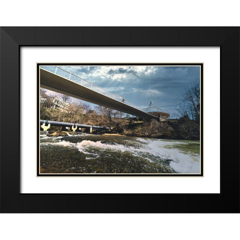 Cancer Survivor Park 3 Black Modern Wood Framed Art Print with Double Matting by Malone, Will
