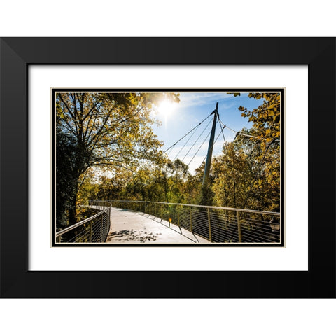 Suspension 2 Black Modern Wood Framed Art Print with Double Matting by Malone, Will