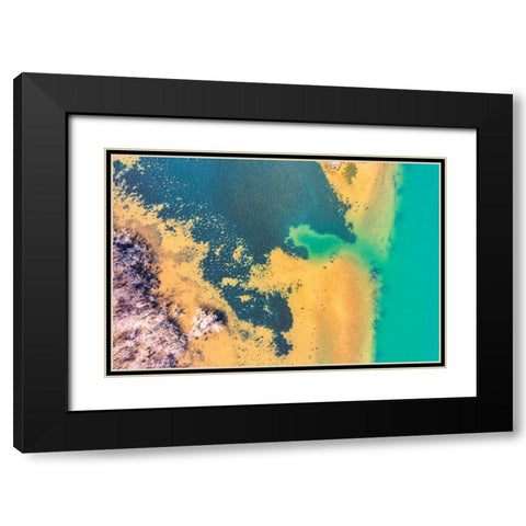 Savannah Black Modern Wood Framed Art Print with Double Matting by Malone, Will