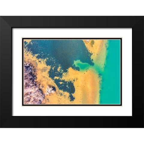 Savannah Black Modern Wood Framed Art Print with Double Matting by Malone, Will
