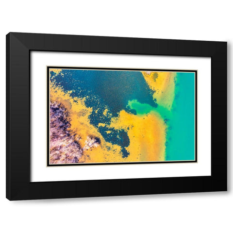 Savannah 2 Black Modern Wood Framed Art Print with Double Matting by Malone, Will