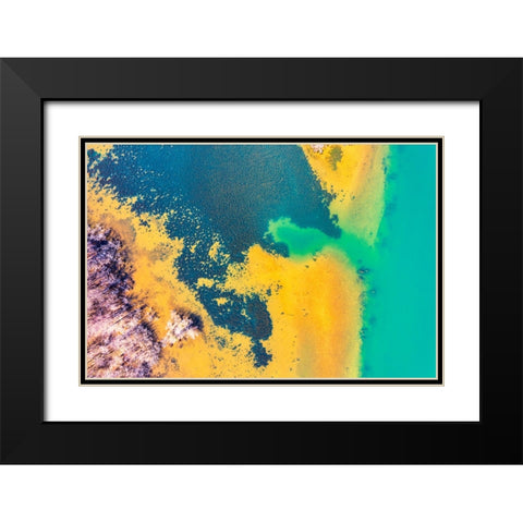 Savannah 2 Black Modern Wood Framed Art Print with Double Matting by Malone, Will