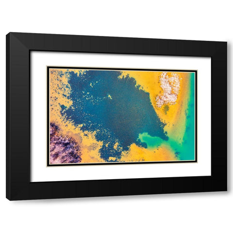 Savannah 3 Black Modern Wood Framed Art Print with Double Matting by Malone, Will