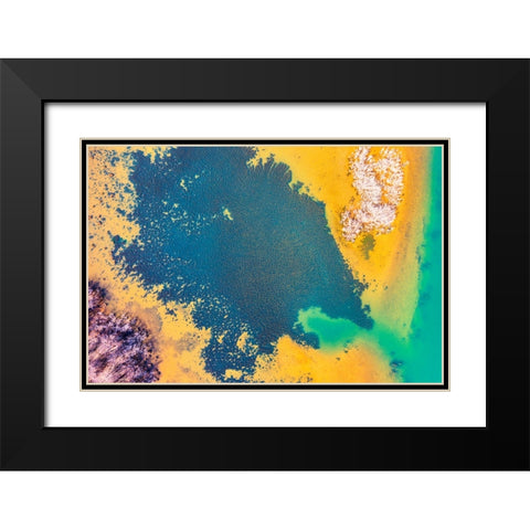 Savannah 3 Black Modern Wood Framed Art Print with Double Matting by Malone, Will