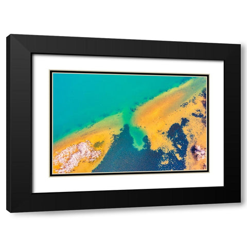 Savannah 5 Black Modern Wood Framed Art Print with Double Matting by Malone, Will