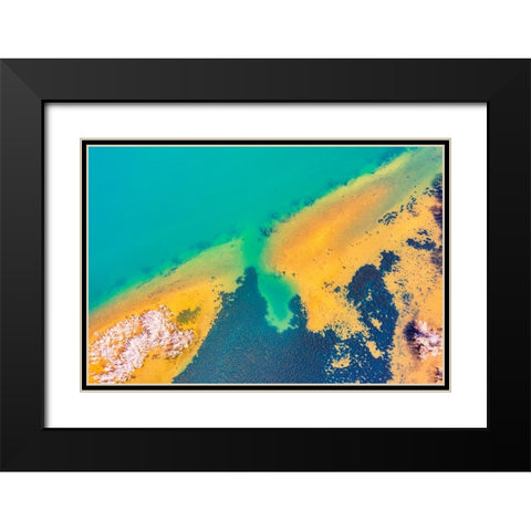 Savannah 5 Black Modern Wood Framed Art Print with Double Matting by Malone, Will