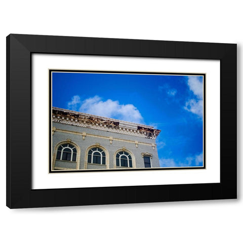 Business Exchange 1 Black Modern Wood Framed Art Print with Double Matting by Malone, Will