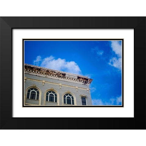 Business Exchange 1 Black Modern Wood Framed Art Print with Double Matting by Malone, Will