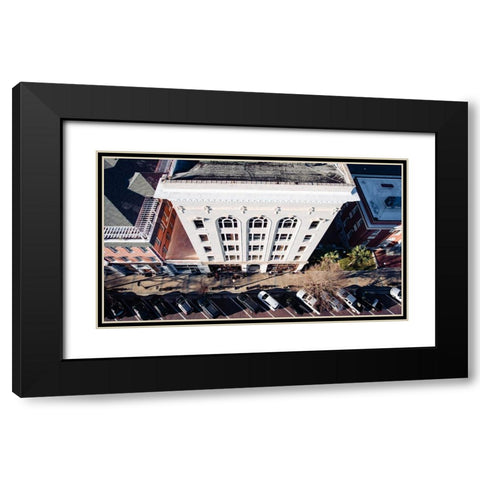 Business Exchange Above 2 Black Modern Wood Framed Art Print with Double Matting by Malone, Will
