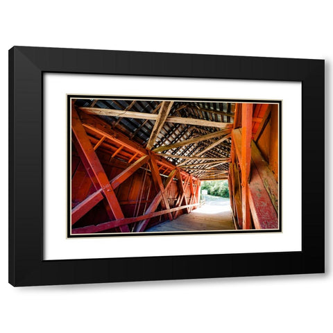 Campbells Covered 2 Black Modern Wood Framed Art Print with Double Matting by Malone, Will