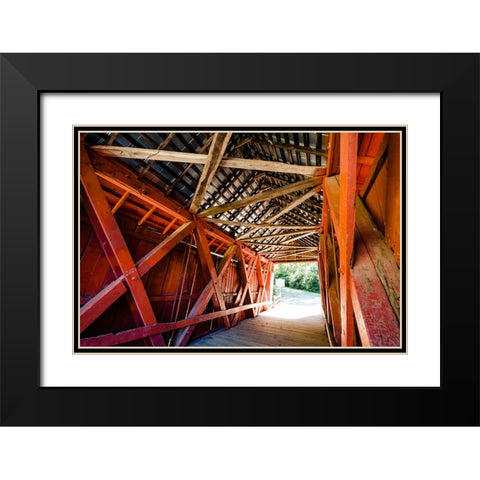 Campbells Covered 2 Black Modern Wood Framed Art Print with Double Matting by Malone, Will