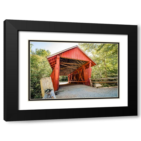 Campbells Covered 3 Black Modern Wood Framed Art Print with Double Matting by Malone, Will
