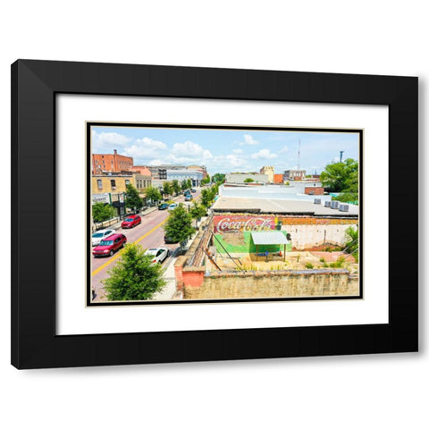 Jackson St 3 Black Modern Wood Framed Art Print with Double Matting by Malone, Will