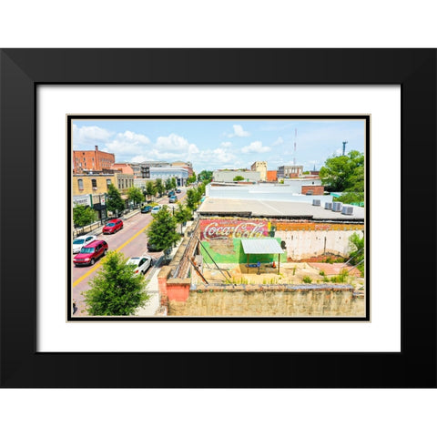 Jackson St 3 Black Modern Wood Framed Art Print with Double Matting by Malone, Will