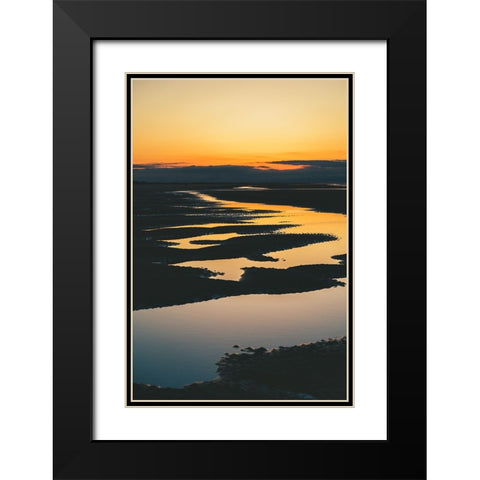 Magic Tide Pools Black Modern Wood Framed Art Print with Double Matting by Malone, Will
