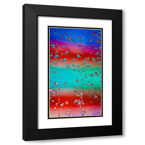 Neon 2 Black Modern Wood Framed Art Print with Double Matting by Malone, Will