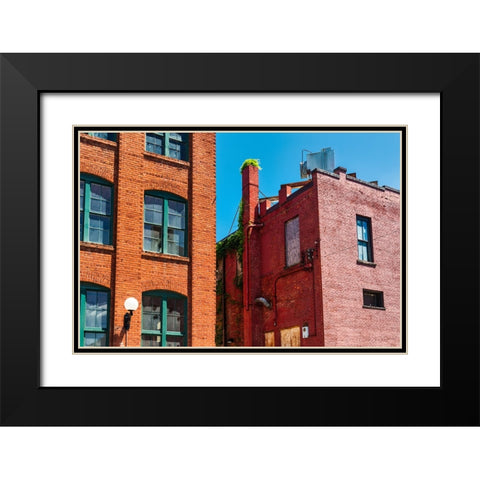 Palmetto Alley Black Modern Wood Framed Art Print with Double Matting by Malone, Will