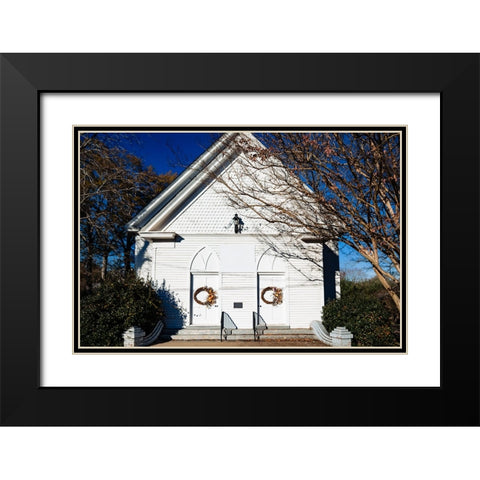 Pelzer Pres 2 Black Modern Wood Framed Art Print with Double Matting by Malone, Will