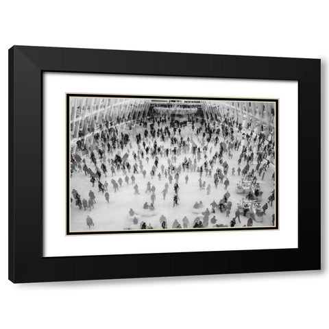 Rush Hour 2 Black Modern Wood Framed Art Print with Double Matting by Malone, Will