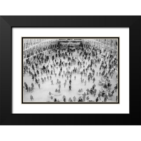 Rush Hour 2 Black Modern Wood Framed Art Print with Double Matting by Malone, Will