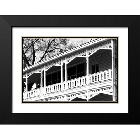 Smythe House 2 Black Modern Wood Framed Art Print with Double Matting by Malone, Will